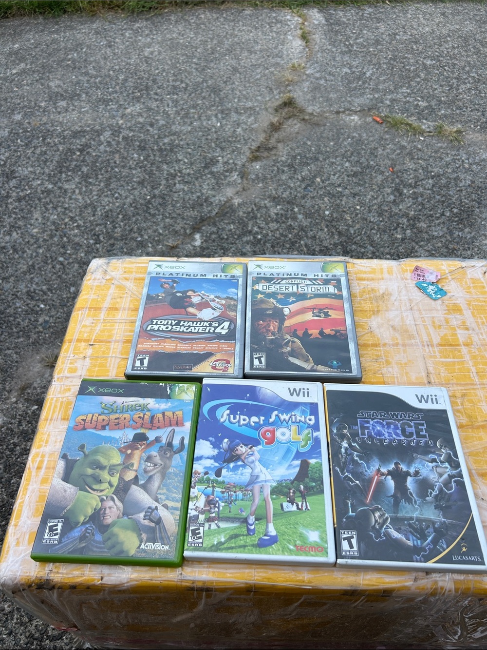 Lot Of 5 (2)NES Nintendo Wii Video Games & (3) Xbox Video Games Complete